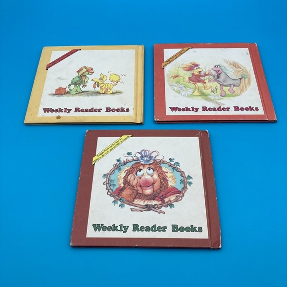 Vintage Fraggle Rock Weekly Reader Hardcover Book Lot of 3 - Picture 4 of 7
